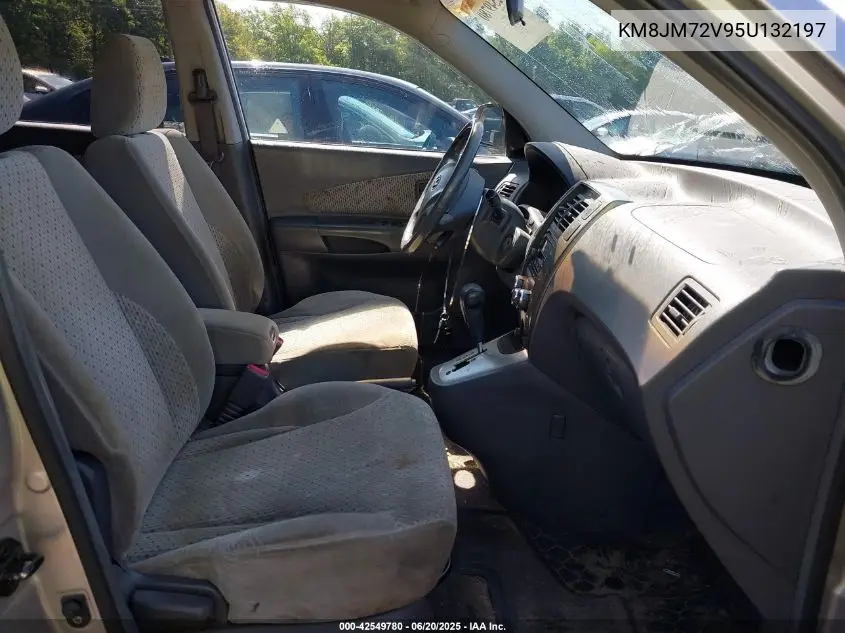 2005 Hyundai Tucson VIN: KM8JM72V95U132197 Lot: 42549780
