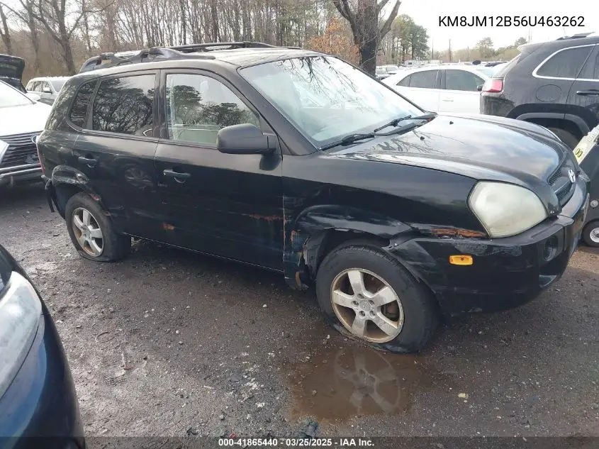2006 Hyundai Tucson Gl VIN: KM8JM12B56U463262 Lot: 41865440