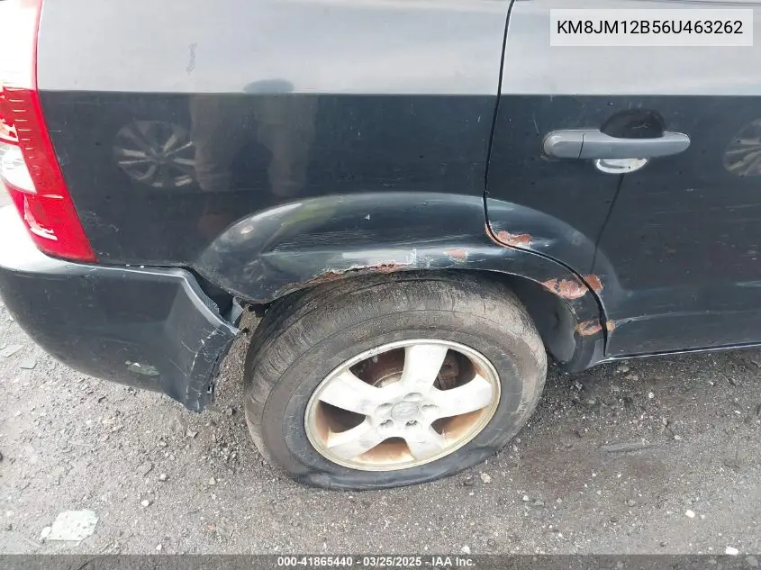 2006 Hyundai Tucson Gl VIN: KM8JM12B56U463262 Lot: 41865440