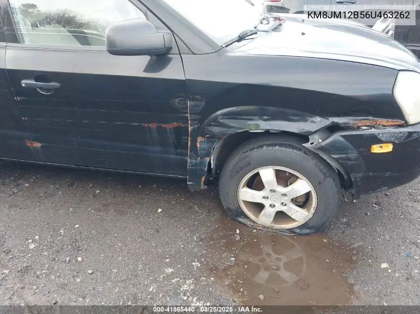 2006 Hyundai Tucson Gl VIN: KM8JM12B56U463262 Lot: 41865440