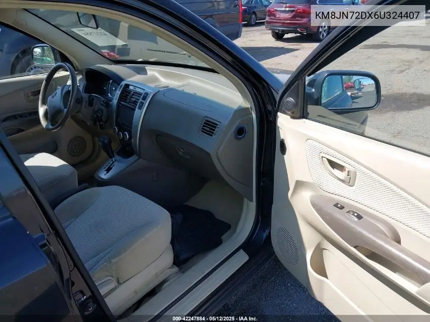 2006 Hyundai Tucson Gls/Limited VIN: KM8JN72DX6U324407 Lot: 42247884