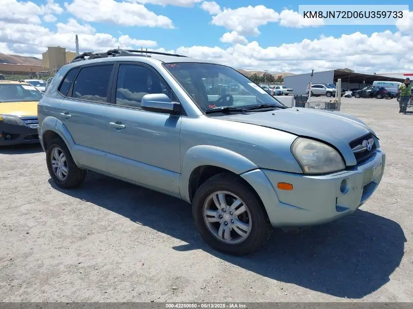 2006 Hyundai Tucson Gls/Limited VIN: KM8JN72D06U359733 Lot: 42250050