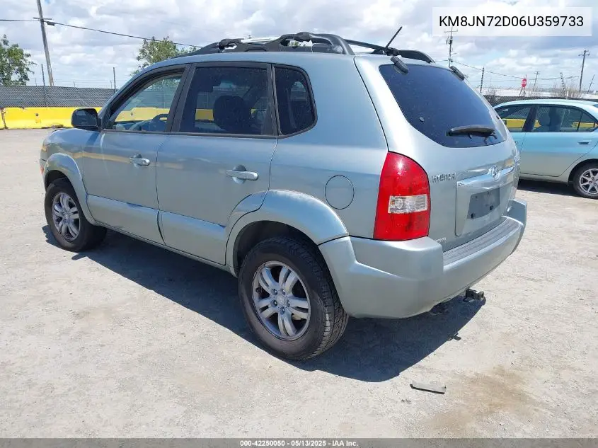 2006 Hyundai Tucson Gls/Limited VIN: KM8JN72D06U359733 Lot: 42250050