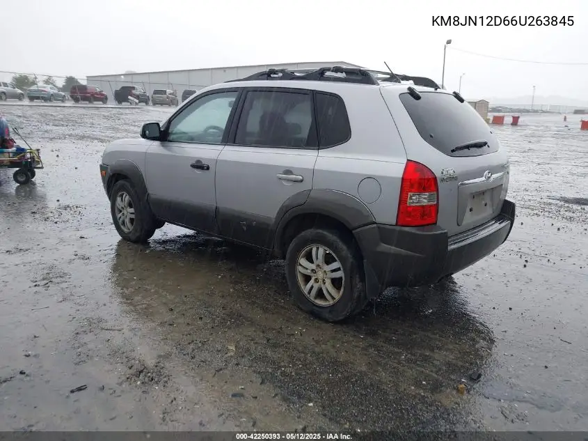 2006 Hyundai Tucson Gls/Limited VIN: KM8JN12D66U263845 Lot: 42250393