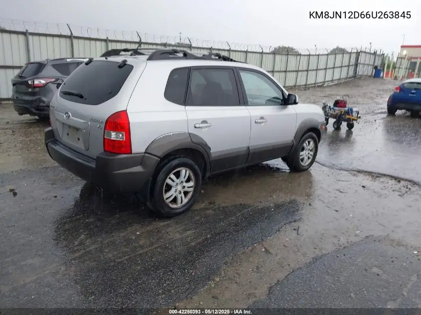 2006 Hyundai Tucson Gls/Limited VIN: KM8JN12D66U263845 Lot: 42250393