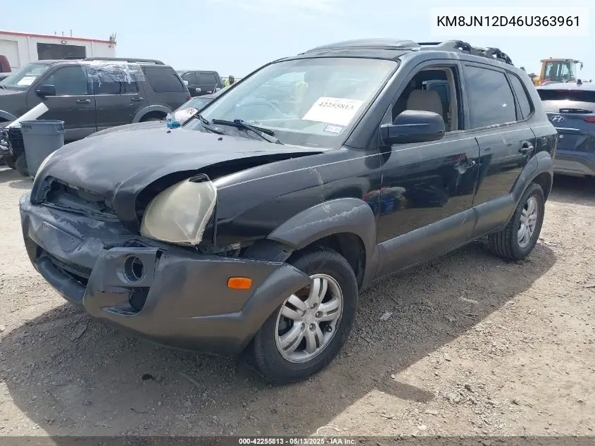 2006 Hyundai Tucson Gls/Limited VIN: KM8JN12D46U363961 Lot: 42255813