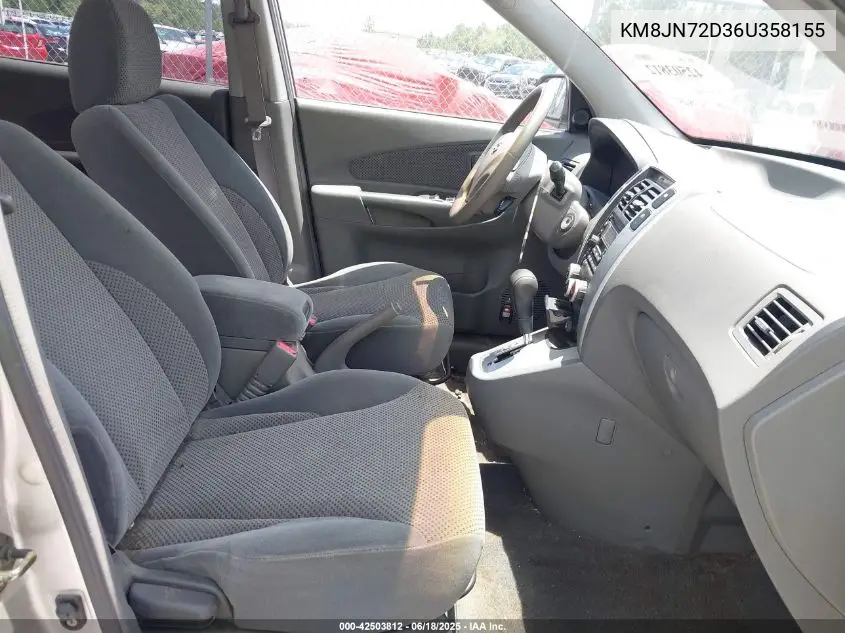 2006 Hyundai Tucson Gls/Limited VIN: KM8JN72D36U358155 Lot: 42503812
