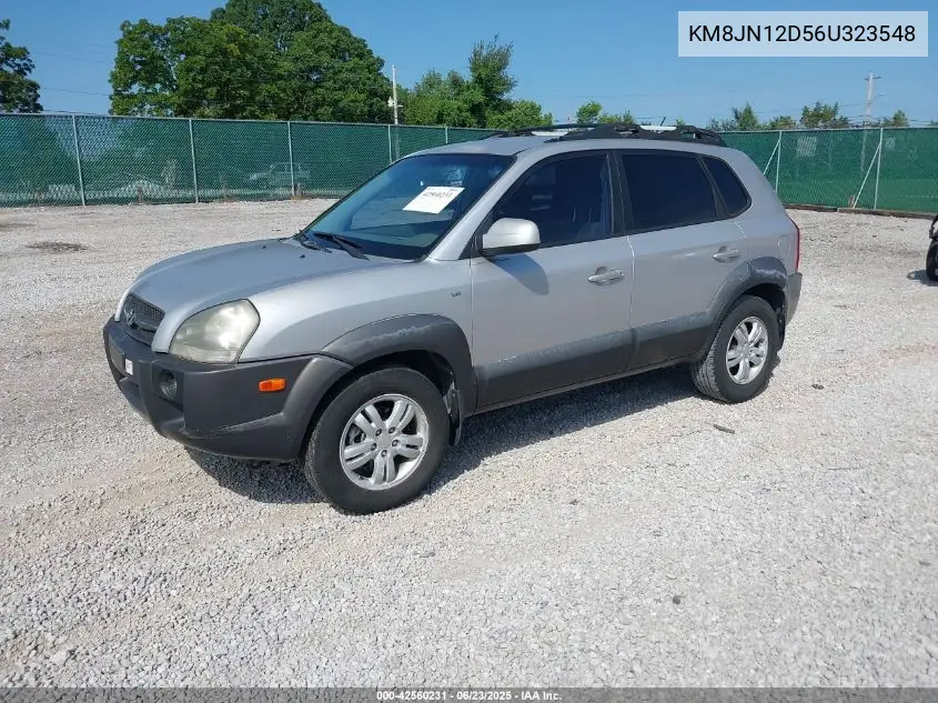 2006 Hyundai Tucson Gls/Limited VIN: KM8JN12D56U323548 Lot: 42560231