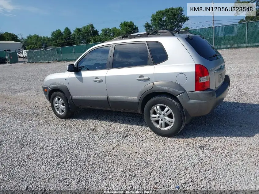 2006 Hyundai Tucson Gls/Limited VIN: KM8JN12D56U323548 Lot: 42560231