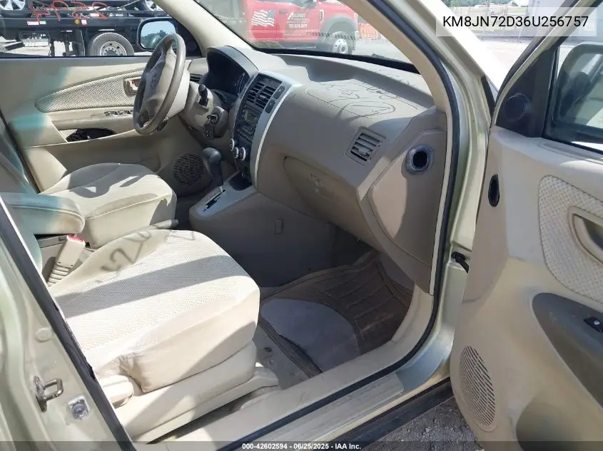 2006 Hyundai Tucson Gls/Limited VIN: KM8JN72D36U256757 Lot: 42602594