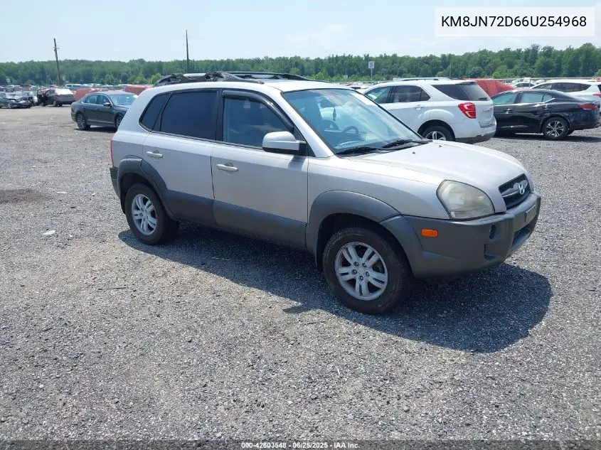 2006 Hyundai Tucson Gls/Limited VIN: KM8JN72D66U254968 Lot: 42603548