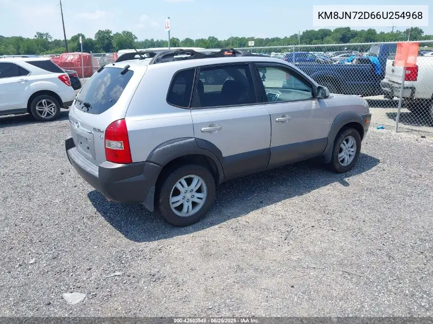 2006 Hyundai Tucson Gls/Limited VIN: KM8JN72D66U254968 Lot: 42603548