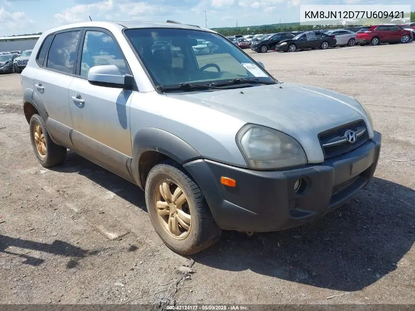 2007 Hyundai Tucson Limited/Se VIN: KM8JN12D77U609421 Lot: 42124177