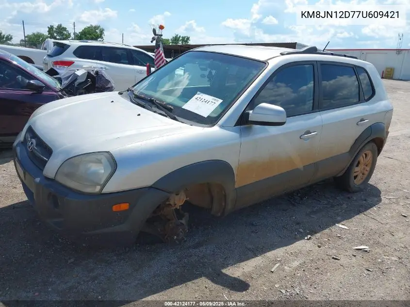 2007 Hyundai Tucson Limited/Se VIN: KM8JN12D77U609421 Lot: 42124177