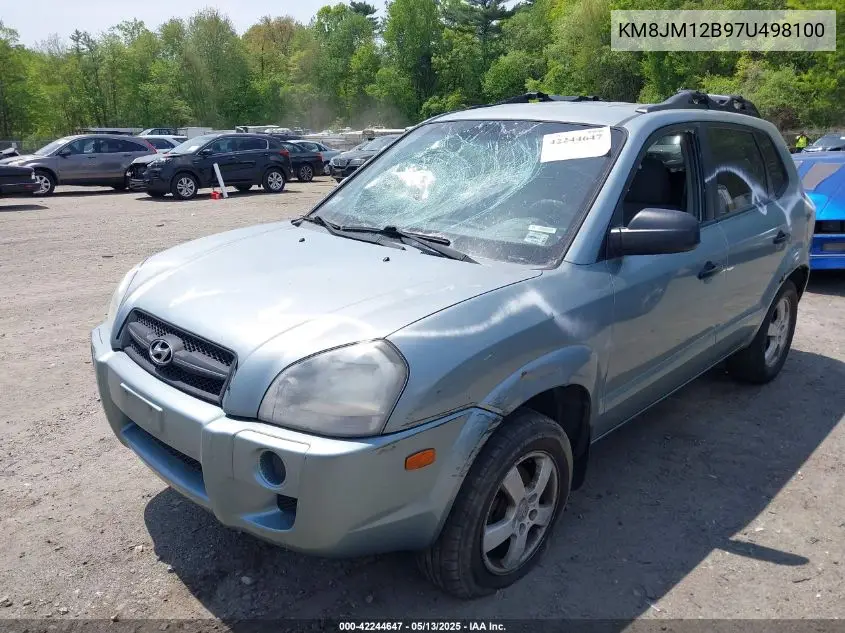 2007 Hyundai Tucson Gls VIN: KM8JM12B97U498100 Lot: 42244647