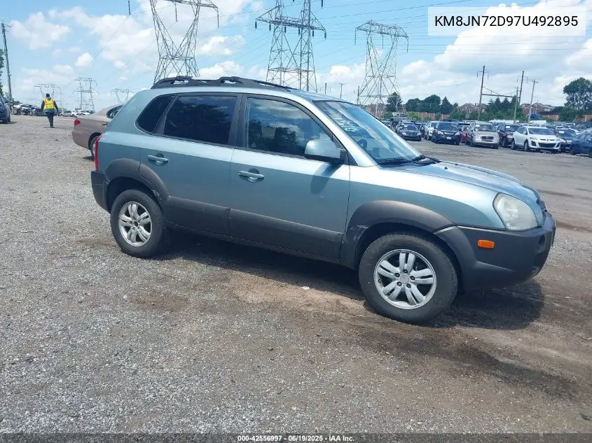 2007 Hyundai Tucson Limited/Se VIN: KM8JN72D97U492895 Lot: 42556997