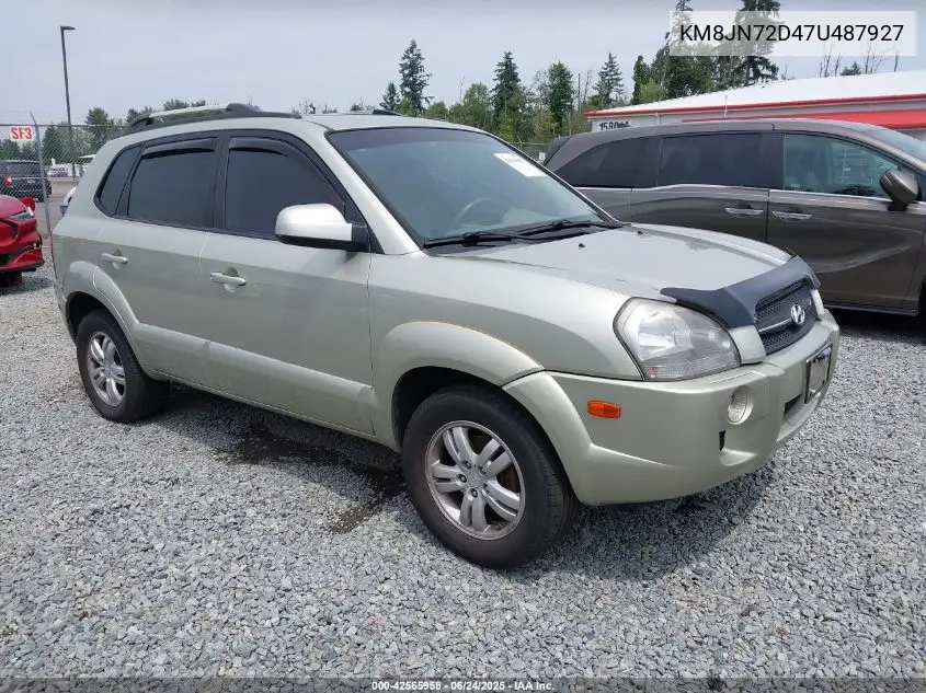 2007 Hyundai Tucson Limited/Se VIN: KM8JN72D47U487927 Lot: 42565958