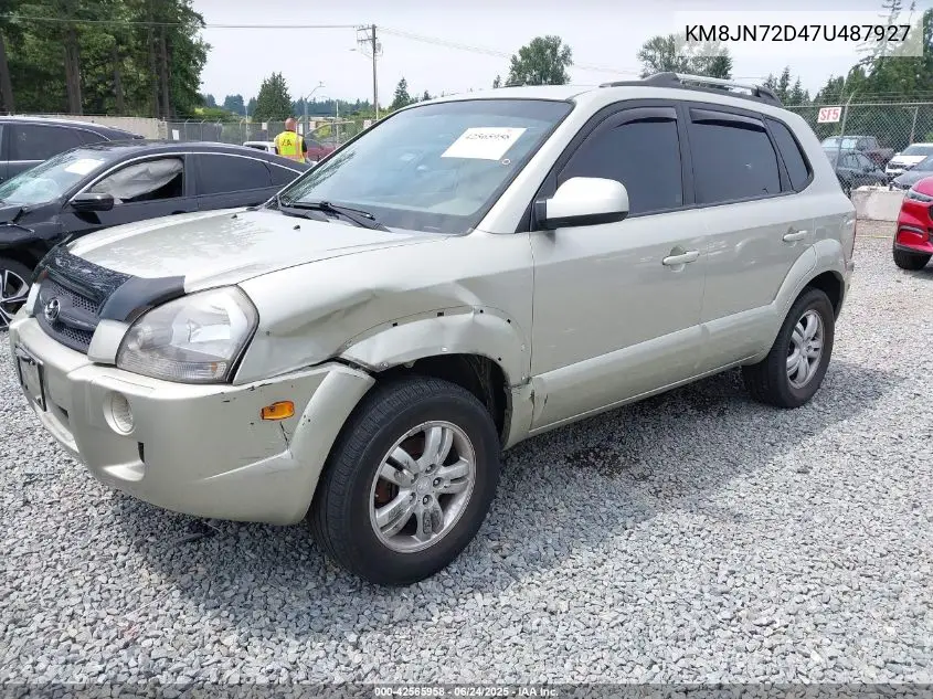 2007 Hyundai Tucson Limited/Se VIN: KM8JN72D47U487927 Lot: 42565958