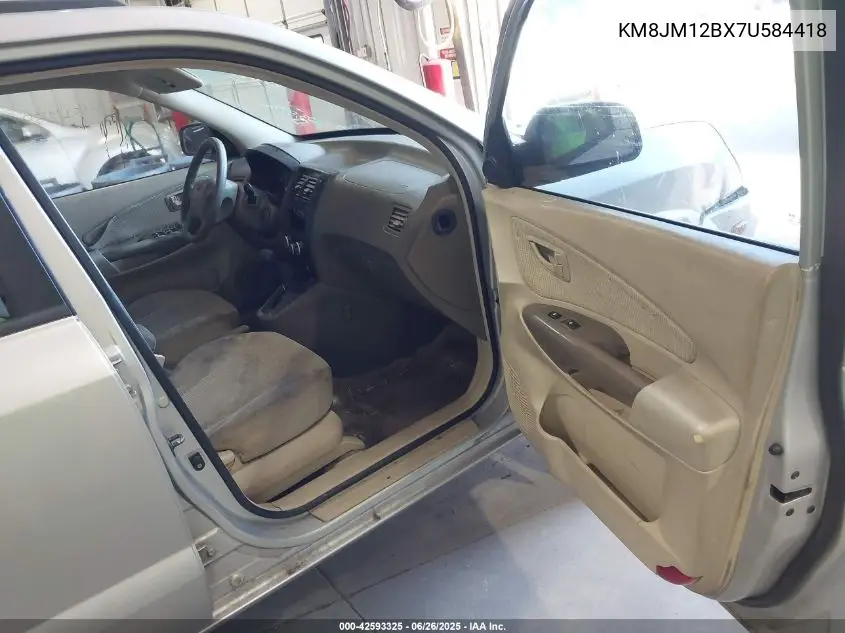 2007 Hyundai Tucson Gls VIN: KM8JM12BX7U584418 Lot: 42593325