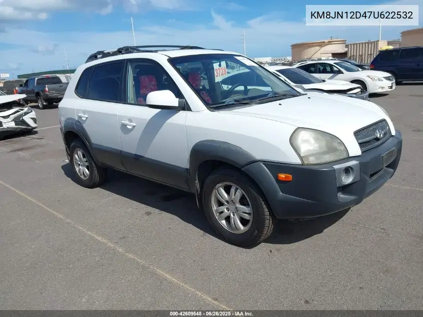 2007 Hyundai Tucson Limited/Se VIN: KM8JN12D47U622532 Lot: 42609548