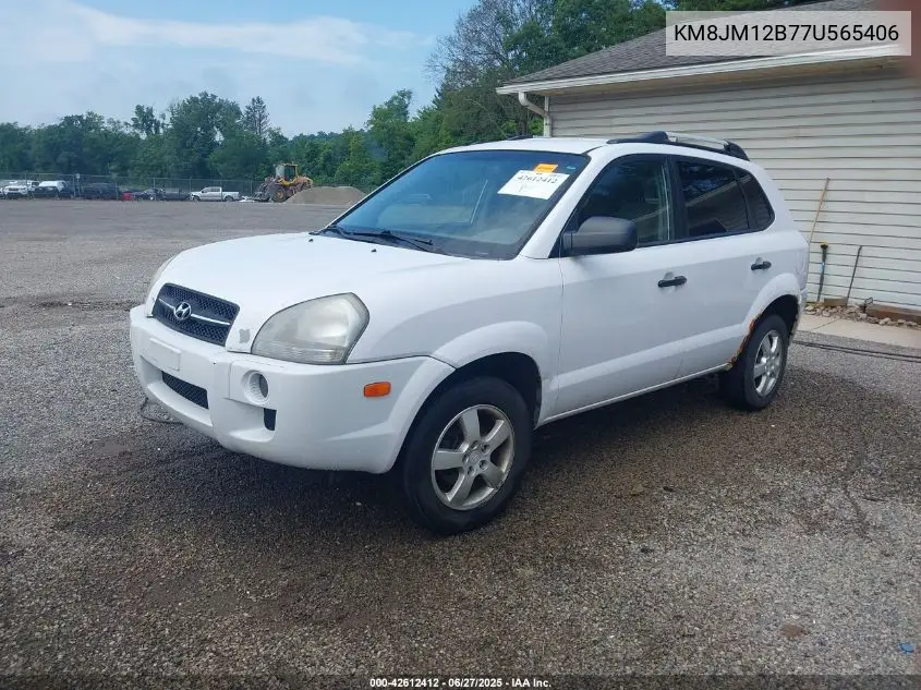 2007 Hyundai Tucson Gls VIN: KM8JM12B77U565406 Lot: 42612412