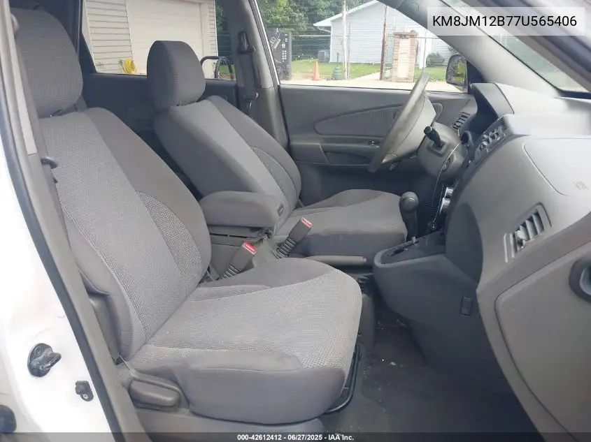 2007 Hyundai Tucson Gls VIN: KM8JM12B77U565406 Lot: 42612412