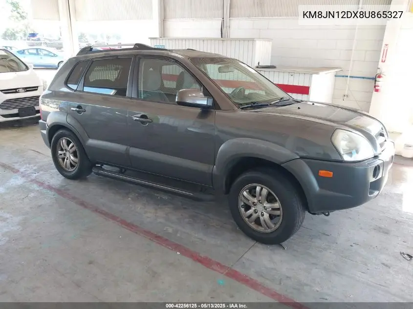 2008 Hyundai Tucson Limited V6/Se VIN: KM8JN12DX8U865327 Lot: 42256125