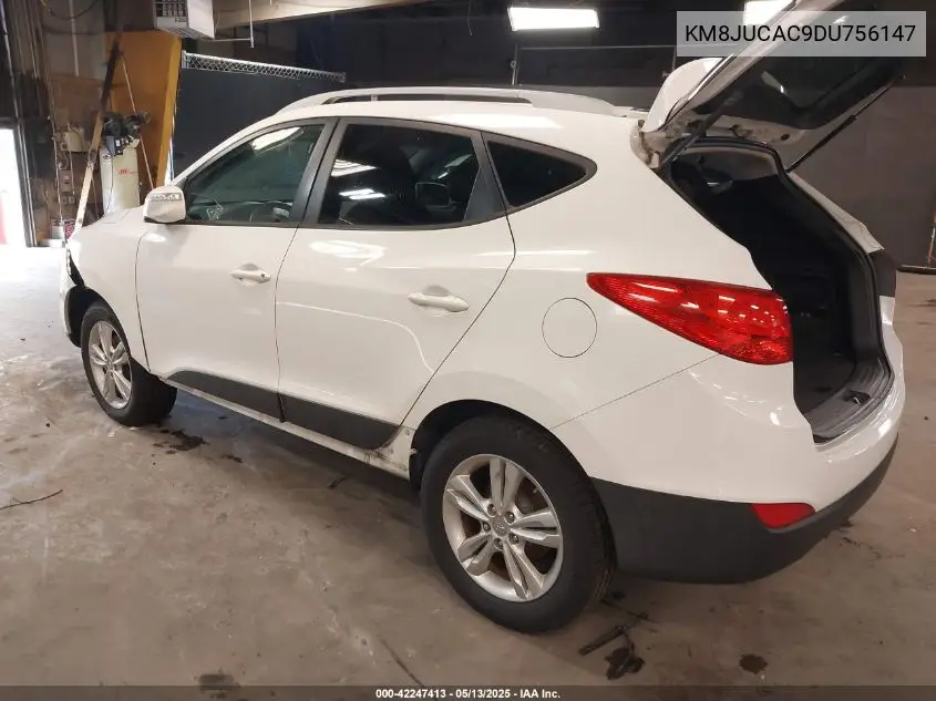 2013 Hyundai Tucson Gls VIN: KM8JUCAC9DU756147 Lot: 42247413