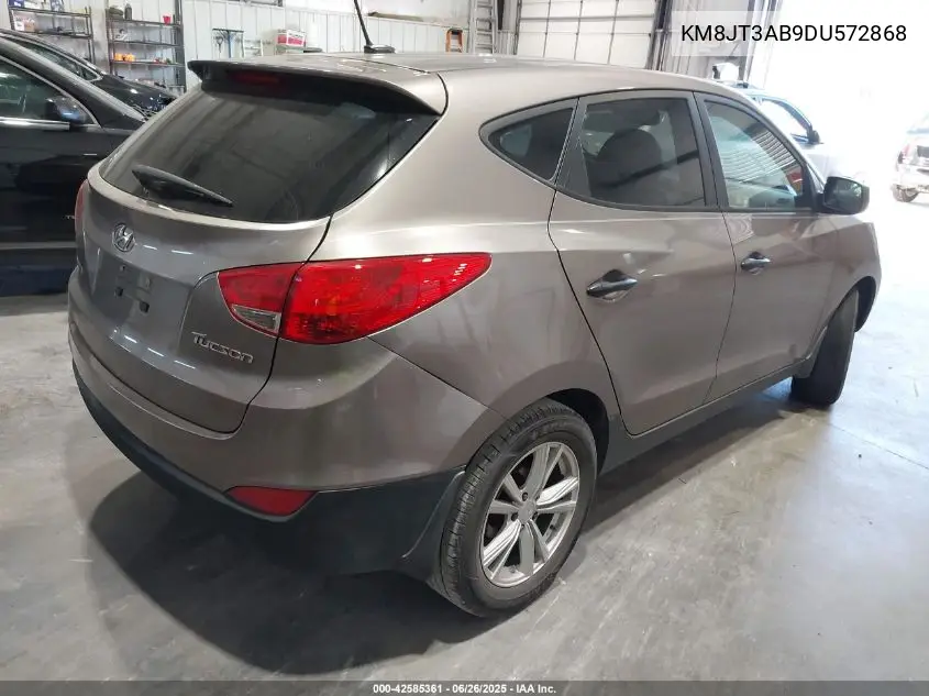 2013 Hyundai Tucson Gl VIN: KM8JT3AB9DU572868 Lot: 42585361