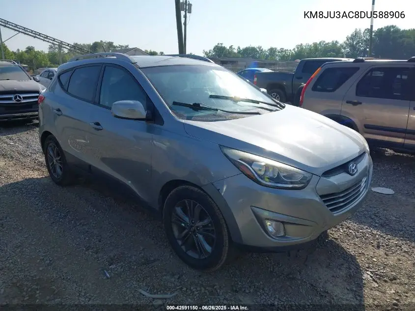 2013 Hyundai Tucson Limited VIN: KM8JU3AC8DU588906 Lot: 42591150