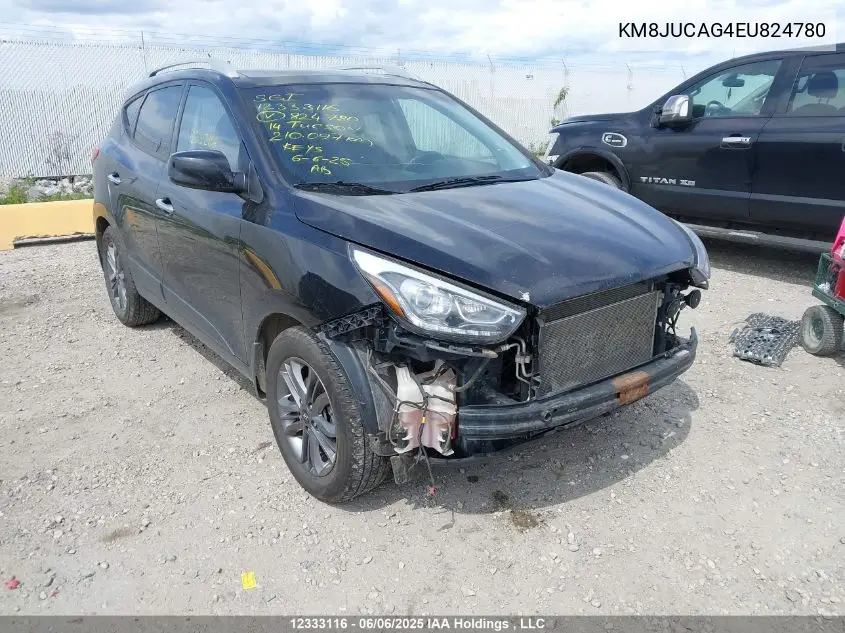 2014 Hyundai Tucson Gls/Limited/Se VIN: KM8JUCAG4EU824780 Lot: 12333116