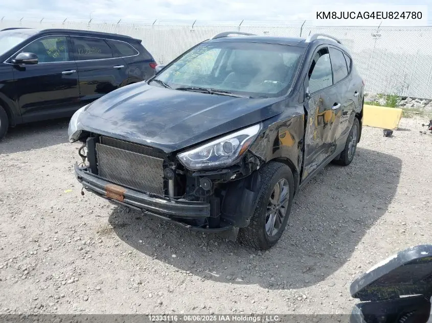 2014 Hyundai Tucson Gls/Limited/Se VIN: KM8JUCAG4EU824780 Lot: 12333116