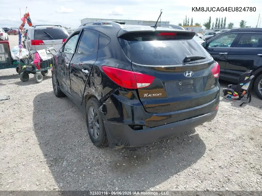 2014 Hyundai Tucson Gls/Limited/Se VIN: KM8JUCAG4EU824780 Lot: 12333116