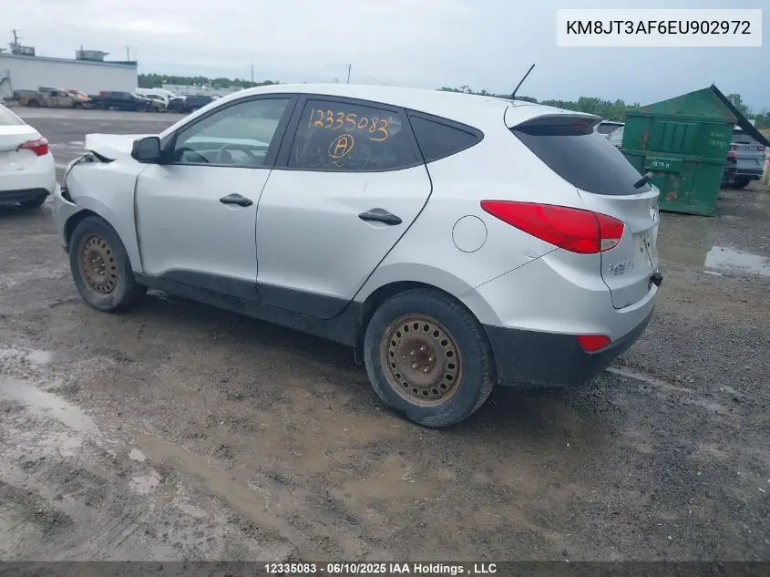 2014 Hyundai Tucson Gl VIN: KM8JT3AF6EU902972 Lot: 12335083