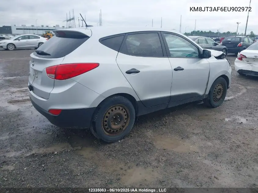 2014 Hyundai Tucson Gl VIN: KM8JT3AF6EU902972 Lot: 12335083