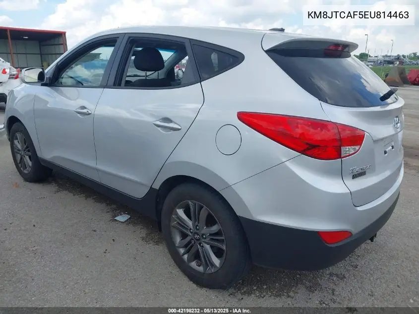 2014 Hyundai Tucson Gls VIN: KM8JTCAF5EU814463 Lot: 42198232