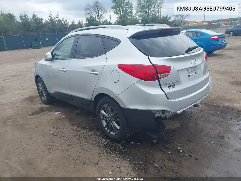 2014 Hyundai Tucson Se VIN: KM8JU3AG5EU799405 Lot: 42247877