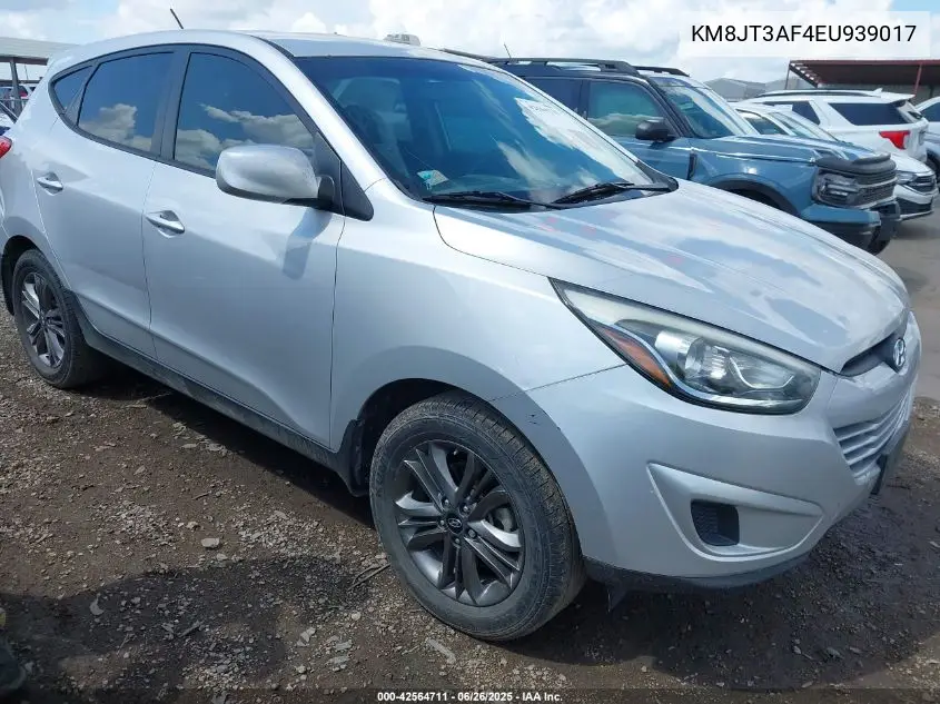 2014 Hyundai Tucson Gls VIN: KM8JT3AF4EU939017 Lot: 42564711