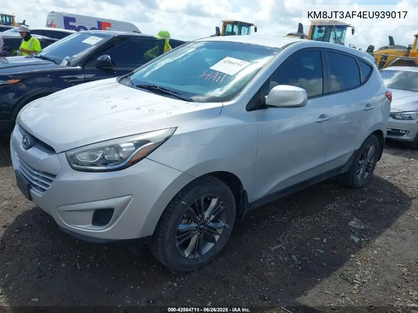 2014 Hyundai Tucson Gls VIN: KM8JT3AF4EU939017 Lot: 42564711