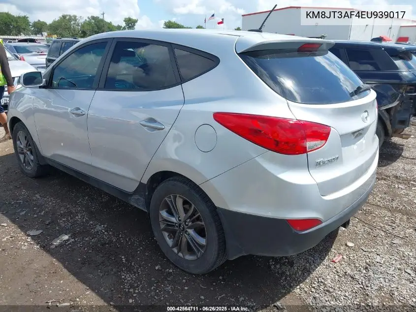 2014 Hyundai Tucson Gls VIN: KM8JT3AF4EU939017 Lot: 42564711