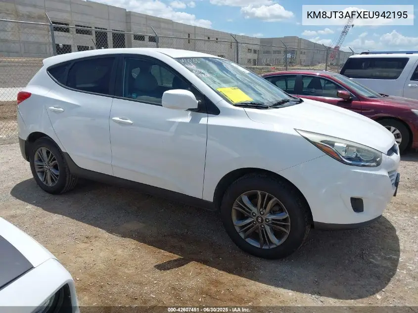 2014 Hyundai Tucson Gls VIN: KM8JT3AFXEU942195 Lot: 42607451