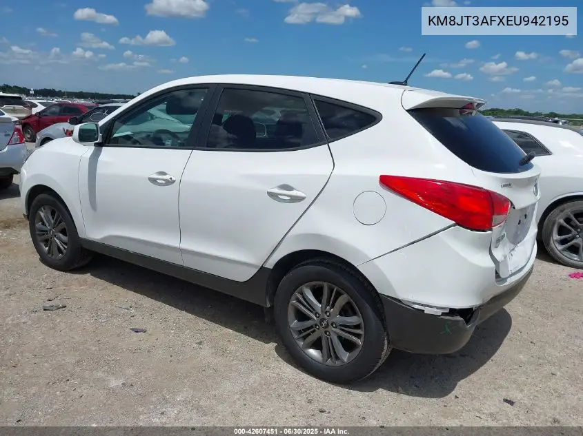 2014 Hyundai Tucson Gls VIN: KM8JT3AFXEU942195 Lot: 42607451
