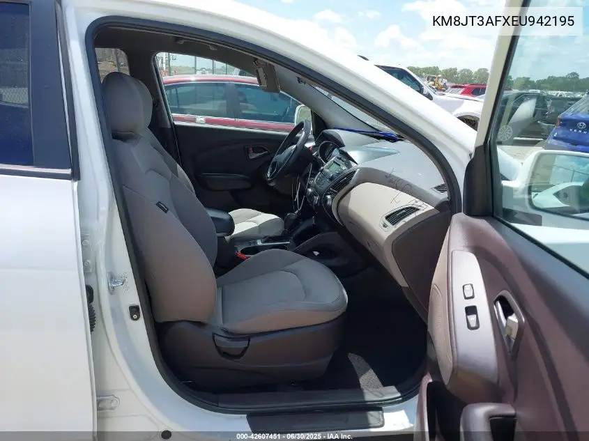 2014 Hyundai Tucson Gls VIN: KM8JT3AFXEU942195 Lot: 42607451