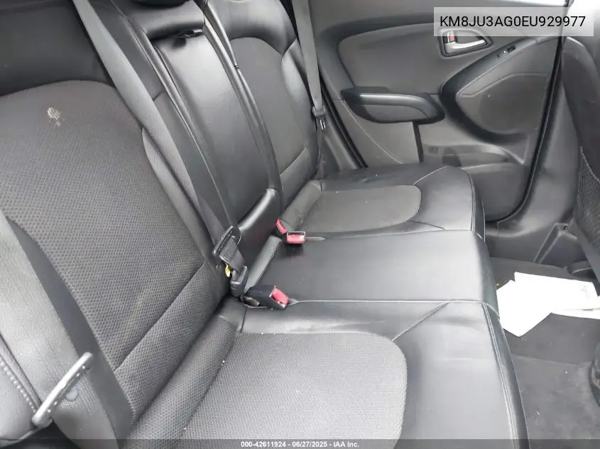 2014 Hyundai Tucson Se VIN: KM8JU3AG0EU929977 Lot: 42611924