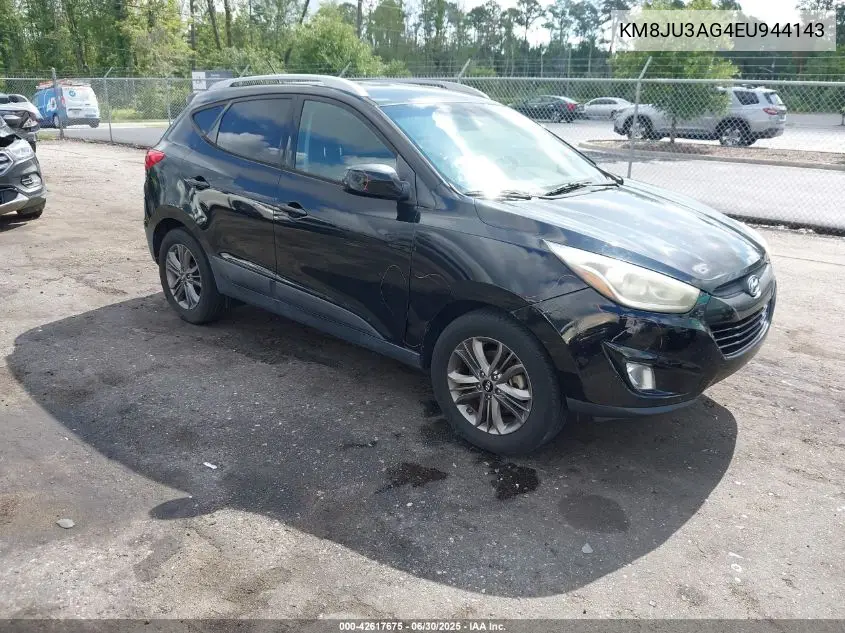 2014 Hyundai Tucson Se VIN: KM8JU3AG4EU944143 Lot: 42617675