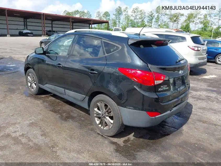 2014 Hyundai Tucson Se VIN: KM8JU3AG4EU944143 Lot: 42617675