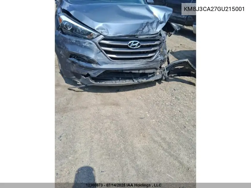 2016 Hyundai Tucson Premium 1.6 VIN: KM8J3CA27GU215001 Lot: 12360873