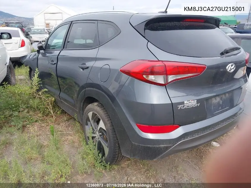 2016 Hyundai Tucson Premium 1.6 VIN: KM8J3CA27GU215001 Lot: 12360873
