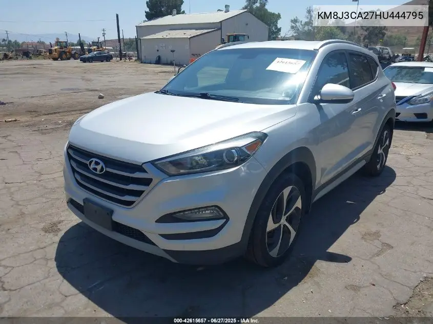 2017 Hyundai Tucson Sport VIN: KM8J3CA27HU444795 Lot: 42615657