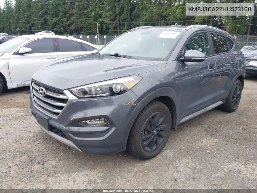 2017 Hyundai Tucson Eco VIN: KM8J3CA22HU523100 Lot: 42619301